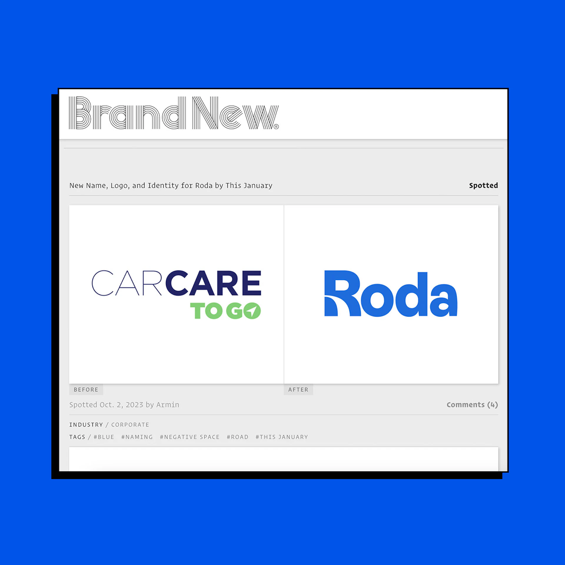 Roda Rebrand | This January | A creative agency building next year's ...